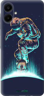 Силиконовый чехол Космонавт на скейтборде для Samsung Galaxy A06 4G - 4145u-3776 изображение 