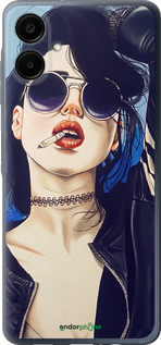 Силіконовий чехол Дівчина на стилі для Samsung Galaxy A06 4G - 4151u-3776 изображение 