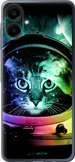 Силиконовый чехол Кот-астронавт для Samsung Galaxy A06 4G - 4154u-3776 изображение 