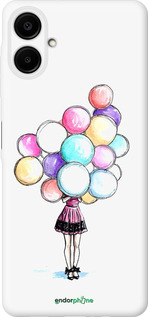 Силиконовый чехол Шарики для Samsung Galaxy A06 4G - 4387u-3776 изображение 