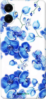 Силиконовый чехол Голубые орхидеи для Samsung Galaxy A06 4G - 4406u-3776 изображение 