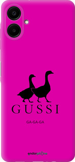 Силиконовый чехол Гуси для Samsung Galaxy A06 4G - 4561u-3776 изображение 
