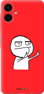 Силиконовый чехол Мем для Samsung Galaxy A06 4G - 4578u-3776 изображение 