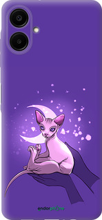 Силиконовый чехол Кот2 для Samsung Galaxy A06 4G - 4676u-3776 изображение 