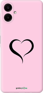 Силиконовый чехол Сердце 1 для Samsung Galaxy A06 4G - 4730u-3776 изображение 