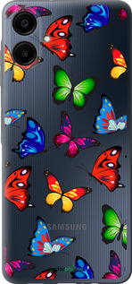 Силіконовий чехол Барвисті метелики для Samsung Galaxy A06 4G - 4761u-3776 изображение 