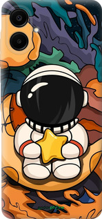 Силиконовый чехол Астронавт и звезда для Samsung Galaxy A06 4G - 5326u-3776 изображение 