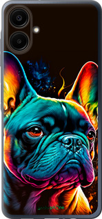 Силиконовый чехол Яркий бульдог для Samsung Galaxy A06 4G - 5547u-3776 изображение 