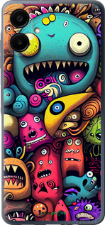 Силиконовый чехол Cмешные монстры для Samsung Galaxy A06 4G - 5549u-3776 изображение 