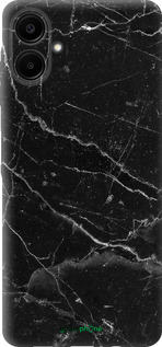 Силиконовый чехол Черный мрамор v2 для Samsung Galaxy A06 4G - 5568u-3776 изображение 