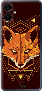 Силиконовый чехол Лиса геометрия для Samsung Galaxy A06 4G - 5607u-3776 изображение 