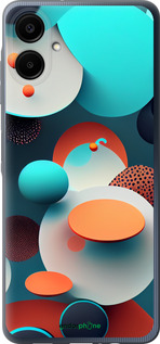 Силиконовый чехол Горошек абстракция для Samsung Galaxy A06 4G - 5608u-3776 изображение 