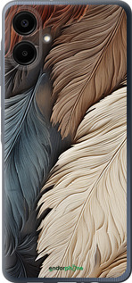 Силиконовый чехол Листья в стиле бохо для Samsung Galaxy A06 4G - 5643u-3776 изображение 