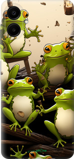 Силиконовый чехол Жабки для Samsung Galaxy A06 4G - 5656u-3776 изображение 