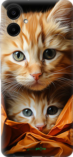 Силіконовий чехол Котики 2 для Samsung Galaxy A06 4G - 5664u-3776 изображение 