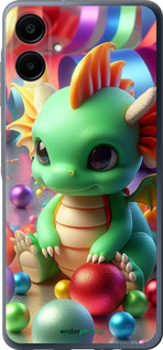 Силиконовый чехол 'Веселый дракончик' для Samsung Galaxy A06 4G изображение 1