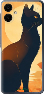 Силиконовый чехол 'Черная кошка v2' для Samsung Galaxy A06 4G изображение 8