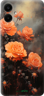 Силиконовый чехол Оранжевые розы для Samsung Galaxy A06 4G - 5944u-3776 изображение 