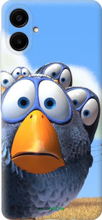 Силиконовый чехол Angry Birds для Samsung Galaxy A06 4G - 6008u-3776 изображение 