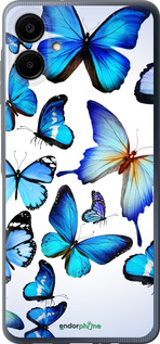 Силиконовый чехол Бабочки для Samsung Galaxy A06 4G - 6023u-3776 изображение 