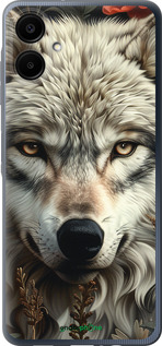 Силиконовый чехол Волчий взгляд для Samsung Galaxy A06 4G - 6066u-3776 изображение 