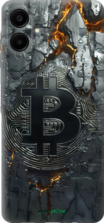 Силіконовий чехол Розпечений біткойн для Samsung Galaxy A06 4G - 6091u-3776 изображение 