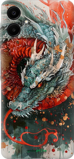 Силиконовый чехол Стихия огня для Samsung Galaxy A06 4G - 6101u-3776 изображение 