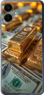 Силиконовый чехол Слитки и доллары для Samsung Galaxy A06 4G - 6105u-3776 изображение 