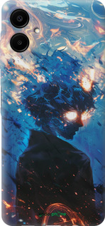 Силиконовый чехол Сатору Годжо для Samsung Galaxy A06 4G - 6129u-3776 изображение 