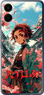 Силиконовый чехол Tanjiro Kamado для Samsung Galaxy A06 4G - 6132u-3776 изображение 