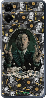 Силиконовый чехол Волк с валл стрит для Samsung Galaxy A06 4G - 6287u-3776 изображение 