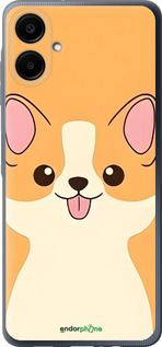Силиконовый чехол Милый пес для Samsung Galaxy A06 4G - 6296u-3776 изображение 