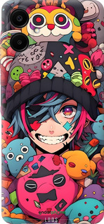 Силиконовый чехол Аниме парень для Samsung Galaxy A06 4G - 6317u-3776 изображение 