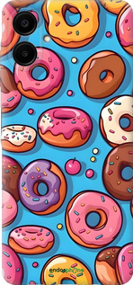 Силиконовый чехол Пончики для Samsung Galaxy A06 4G - 6318u-3776 изображение 