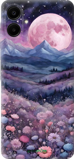 Силиконовый чехол Ночь луна арт для Samsung Galaxy A06 4G - 6319u-3776 изображение 