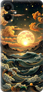 Силіконовий чехол Арт волны для Samsung Galaxy A06 4G - 6332u-3776 изображение 