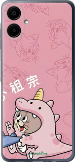 Силиконовый чехол Том и джерри 2 для Samsung Galaxy A06 4G - 6359u-3776 изображение 