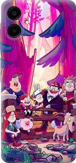 Силиконовый чехол Гравити Фолз для Samsung Galaxy A06 4G - 6365u-3776 изображение 