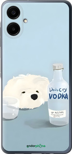 Силиконовый чехол Пес водка для Samsung Galaxy A06 4G - 6368u-3776 изображение 