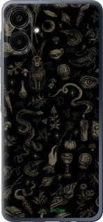 Силиконовый чехол Мистический коллаж с травами и магическими символами для Samsung Galaxy A06 4G - 6428u-3776 изображение 