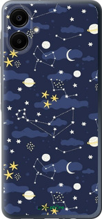 Силіконовий чехол Астрономічний візерунок для Samsung Galaxy A06 4G - 6446u-3776 изображение 