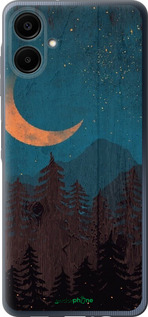 Силиконовый чехол Звездный лес для Samsung Galaxy A06 4G - 6480u-3776 изображение 