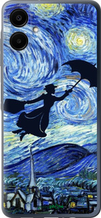 Силиконовый чехол С изображением Мэри Поппинс «Звездная ночь» для Samsung Galaxy A06 4G - 6487u-3776 изображение 