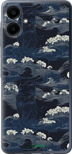 Силіконовий чехол Морська тематика у стилі арт-деко для Samsung Galaxy A06 4G - 6520u-3776 изображение 