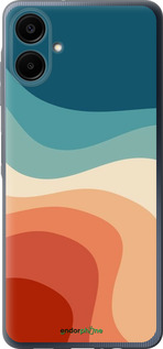 Силіконовий чехол У стилі ретро з хвилями для Samsung Galaxy A06 4G - 6531u-3776 изображение 