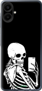 Силиконовый чехол Скелет делает Selfie для Samsung Galaxy A06 4G - 6535u-3776 изображение 