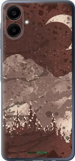 Силиконовый чехол С изображением лунного пейзажа в ночном лесу для Samsung Galaxy A06 4G - 6546u-3776 изображение 