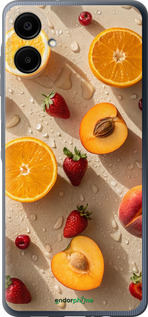 Силиконовый чехол Фрукты 3 для Samsung Galaxy A06 4G - 6703u-3776 изображение 