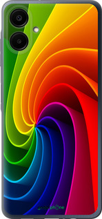Силіконовий чехол Райдужний вихор для Samsung Galaxy A06 4G - 747u-3776 изображение 