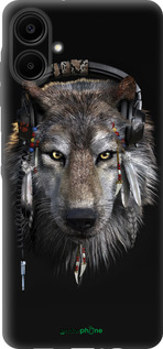 Силиконовый чехол Волк-меломан для Samsung Galaxy A06 4G - 875u-3776 изображение 